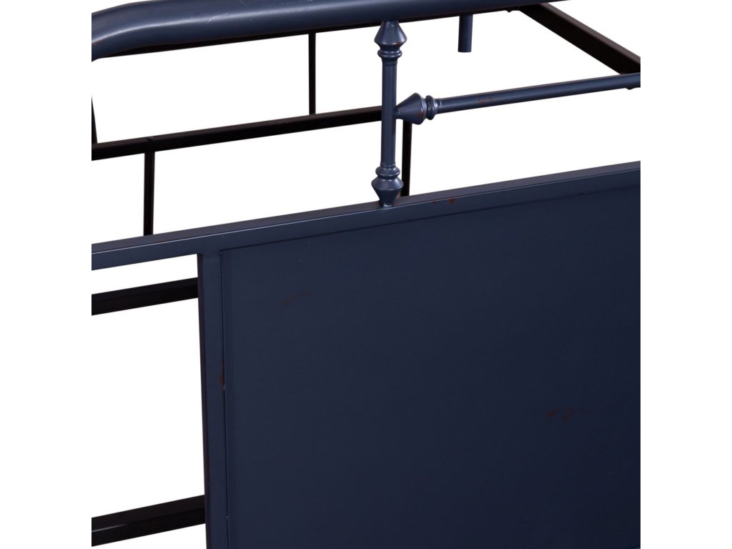 Queen Metal Bed- Navy - image 7