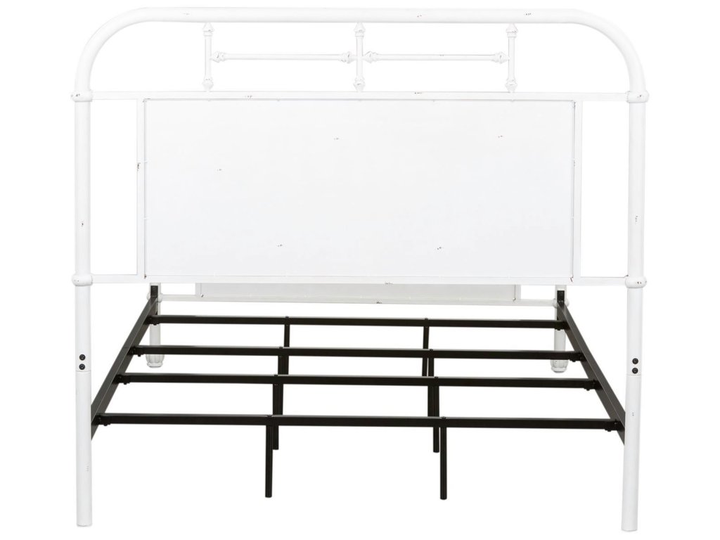 Full Metal Bed - Antique White - image 4