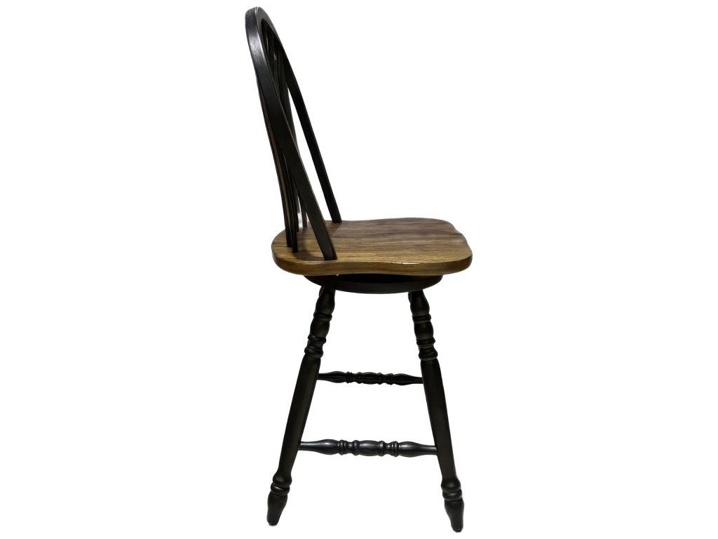 Windsor Swivel Counter Chair - Black - image 3
