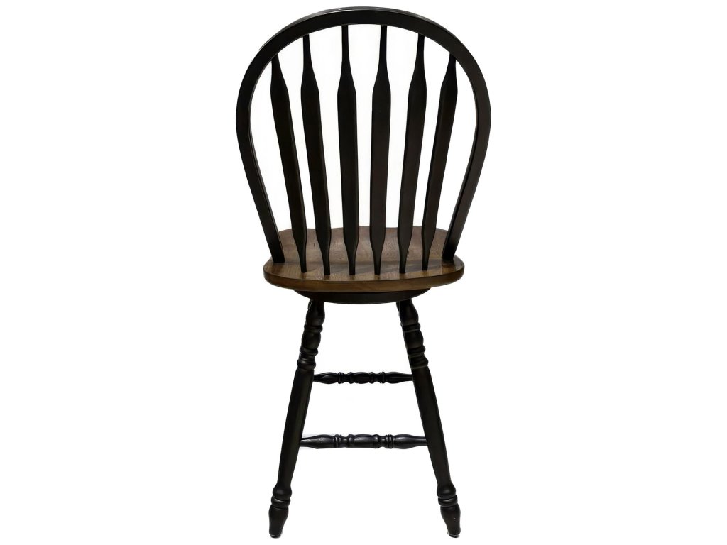 Windsor Swivel Counter Chair - Black - image 4
