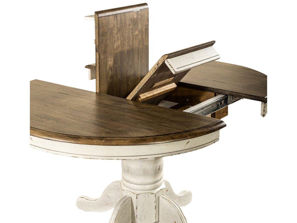 Oval Pedestal Table Top- White - image 4