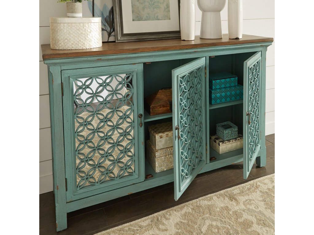 3 Door Accent Cabinet - image 9