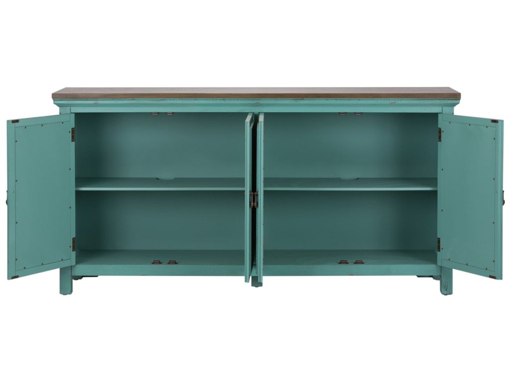 4 Door Accent Cabinet - image 4