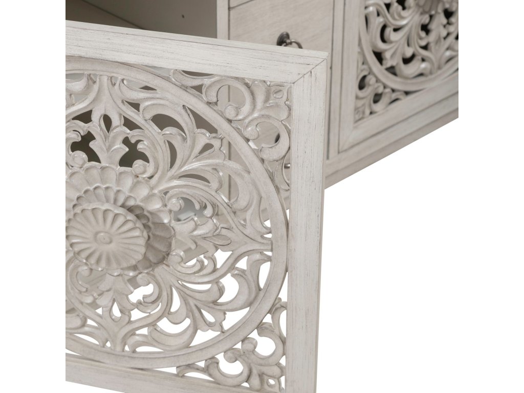 2 Door 3 Drawer Accent Cabinet - image 11
