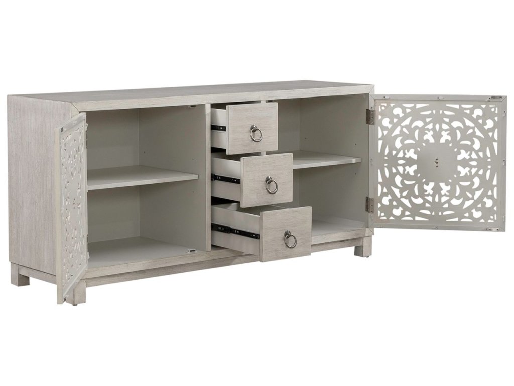2 Door 3 Drawer Accent Cabinet - image 8