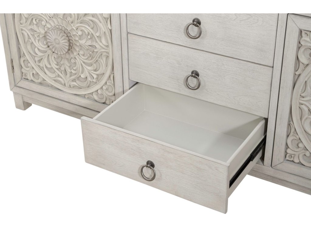 2 Door 3 Drawer Accent Cabinet - image 10