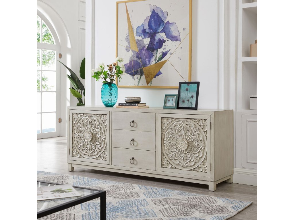 2 Door 3 Drawer Accent Cabinet - main image