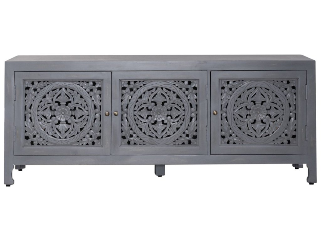 65 Inch 3 Door Accent TV Stand - image 2