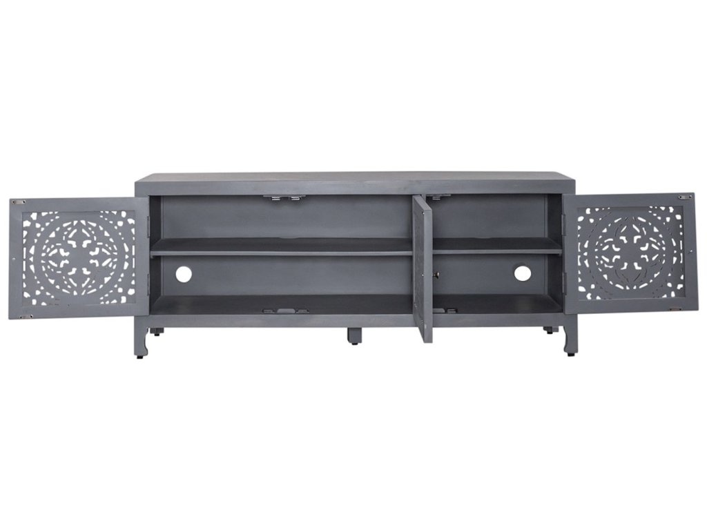65 Inch 3 Door Accent TV Stand - image 6