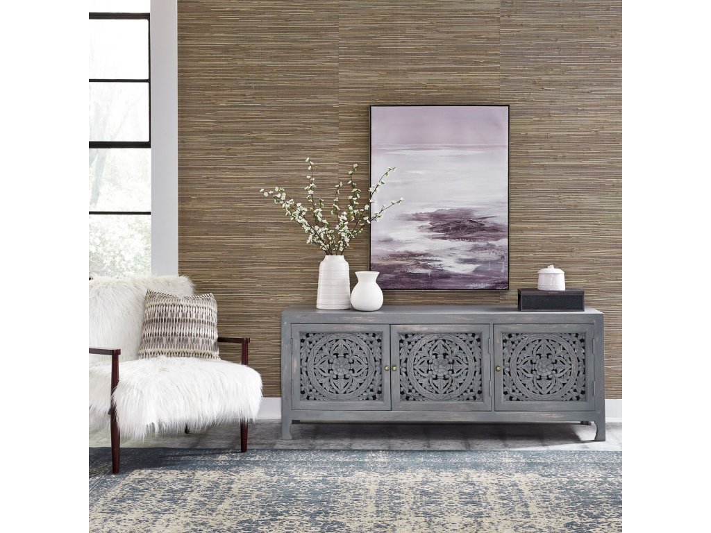 65 Inch 3 Door Accent TV Stand - main image
