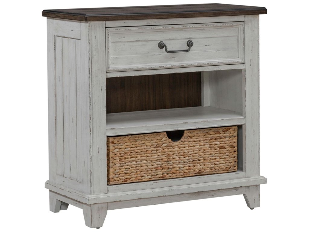 Bedside Chest w/ Charging Station - image 1