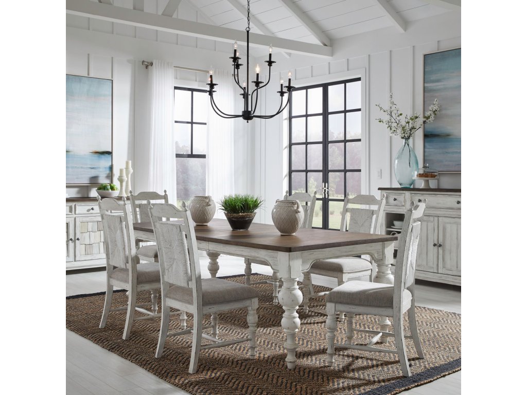 7 Piece Rectangular Table Set - main image