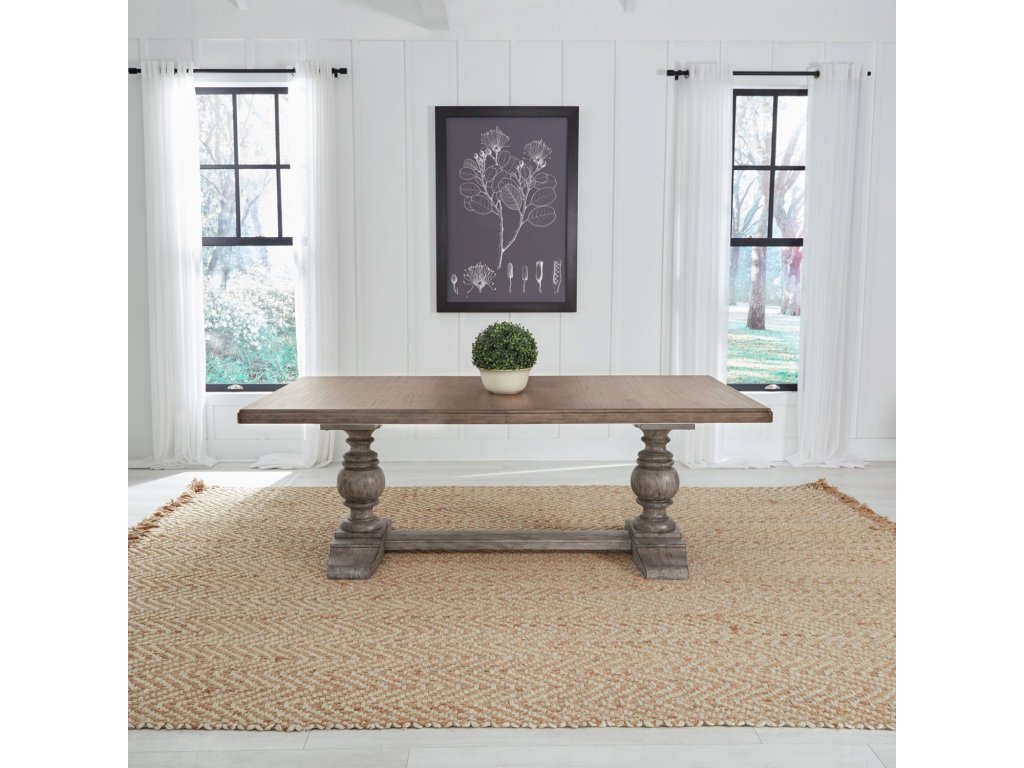 Trestle Table Set - image 1