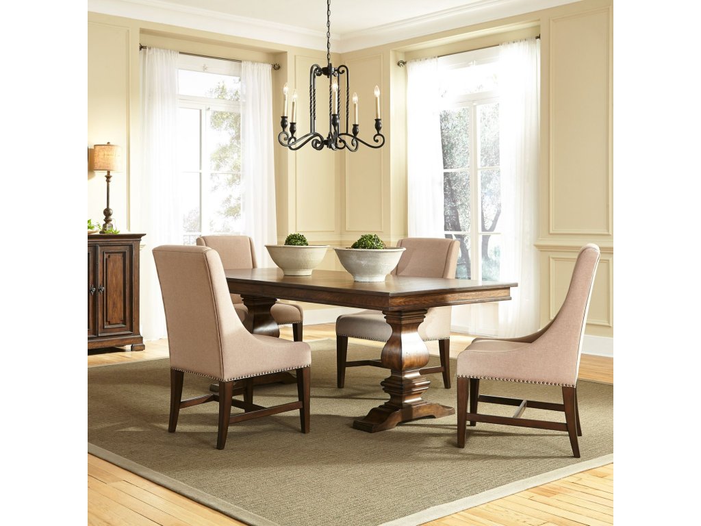 5 Piece Trestle Table Set - main image