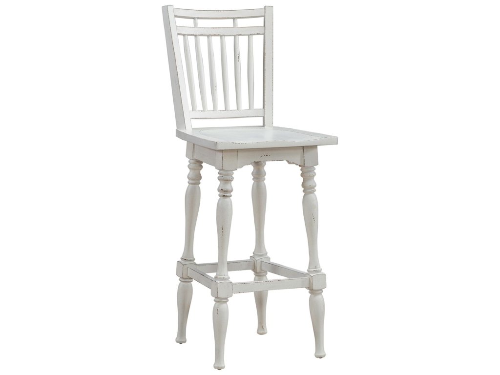 Spindle Back Swivel Bar Stool - image 1