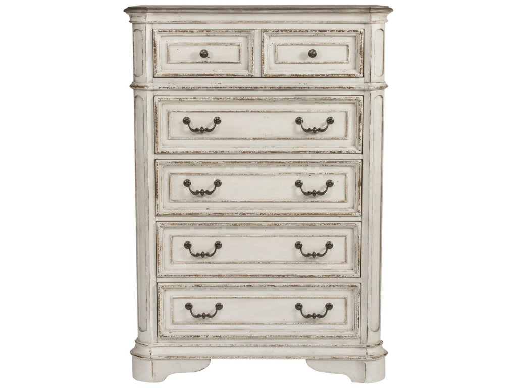 King Panel Bed, Dresser & Mirror, Chest - image 4