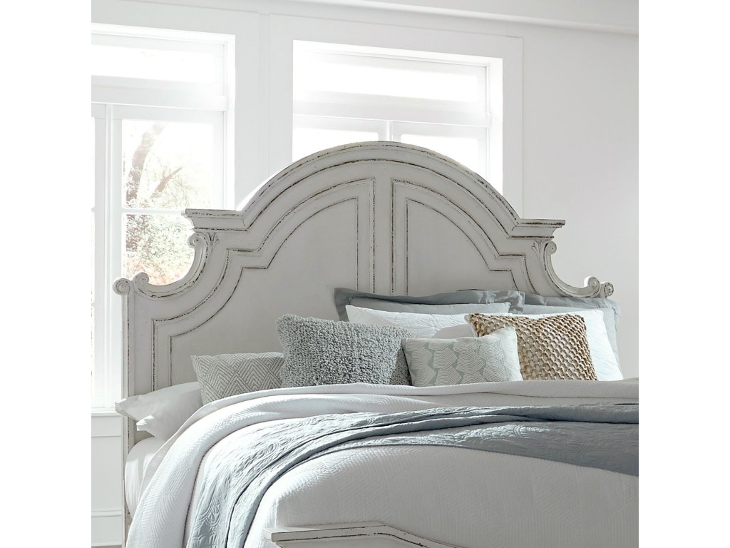 King California Panel Bed, Dresser & Mirror - image 4