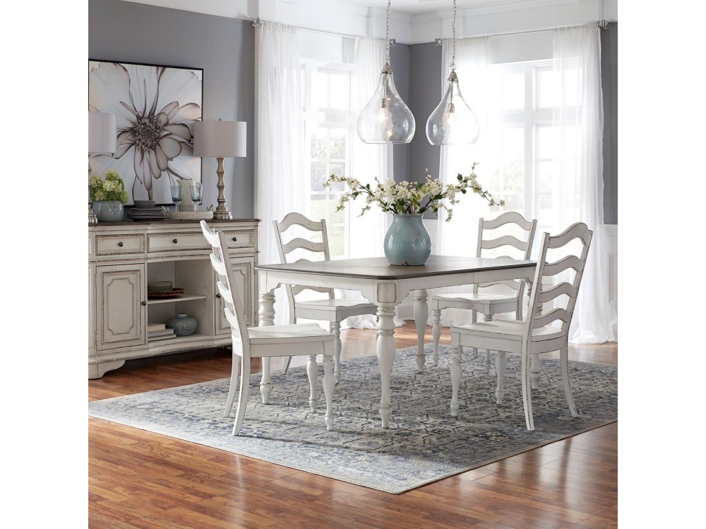 5 Piece Leg Table Set - main image