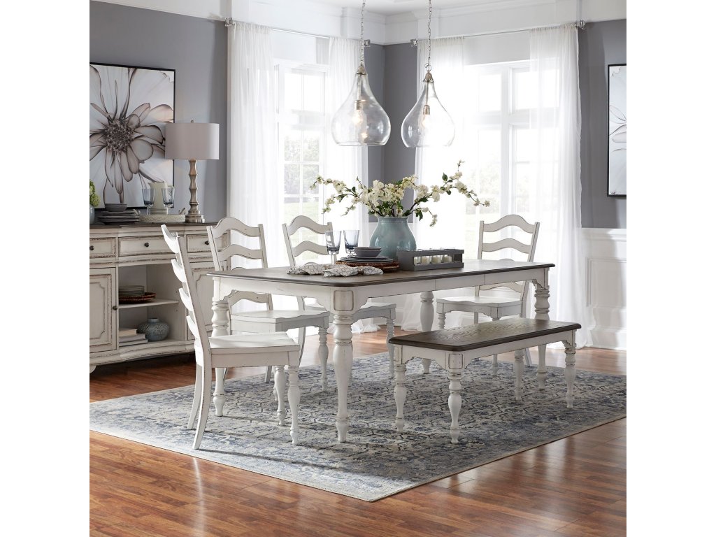 6 Piece Leg Table Set - main image