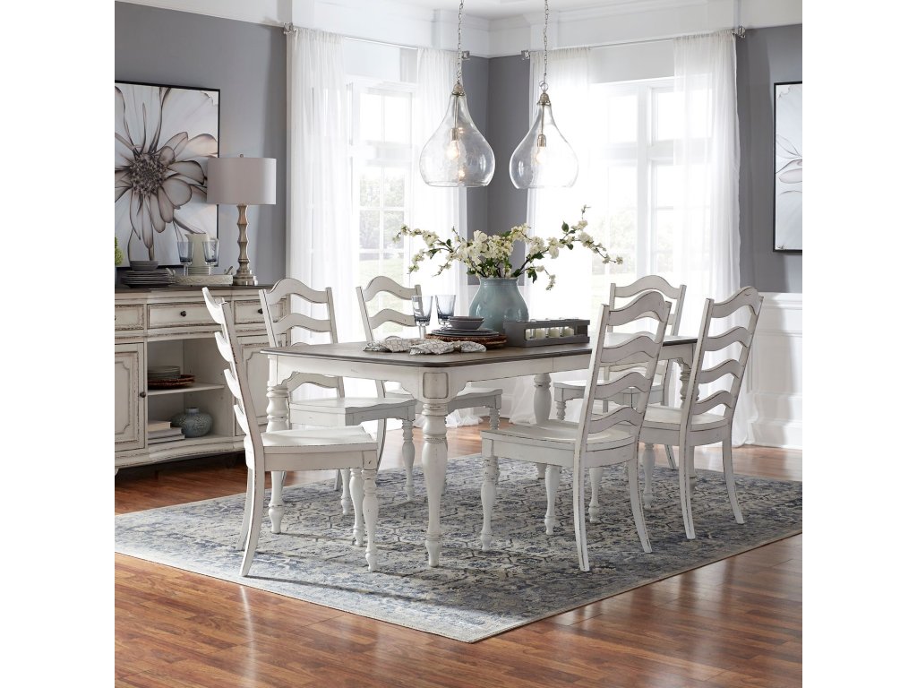 7 Piece Leg Table Set - main image