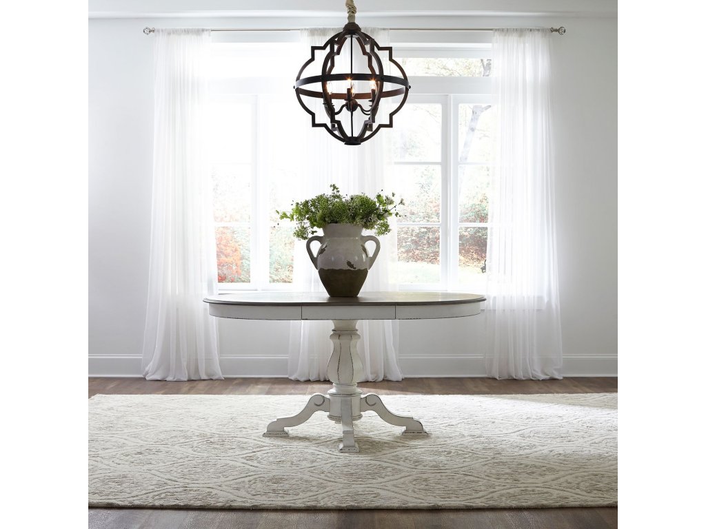 5 Piece Pedestal Table Set - image 4