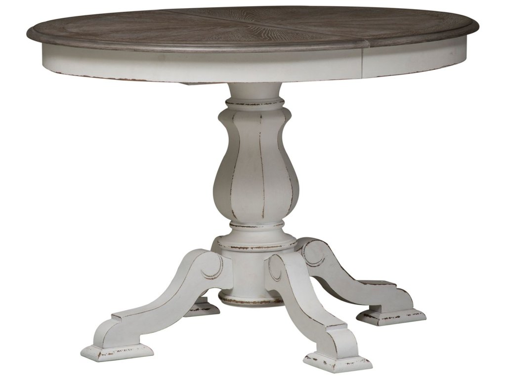 Opt 5 Piece Pedestal Table Set - image 2