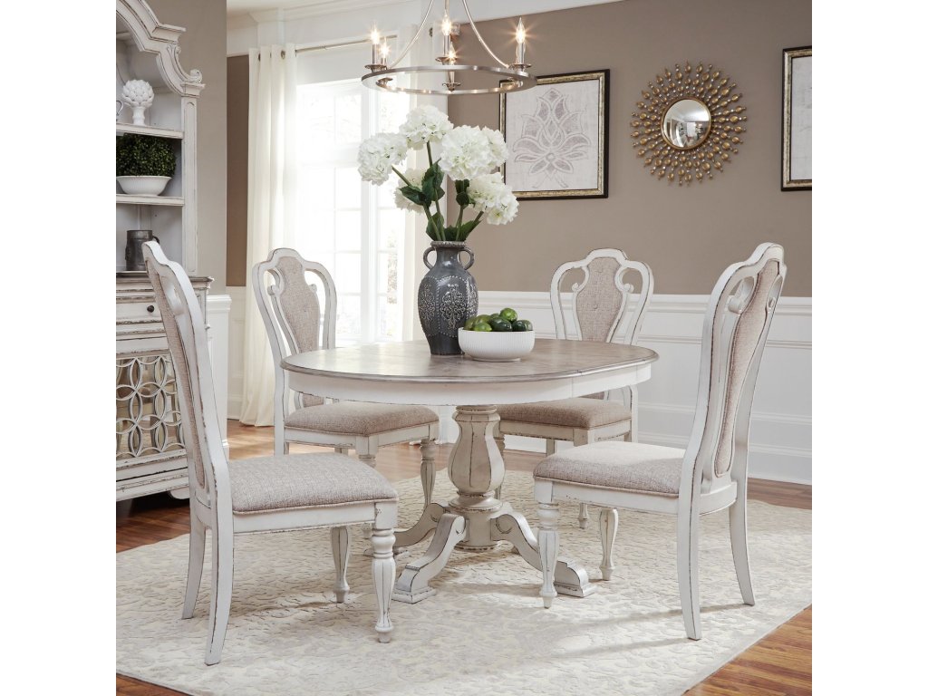 Opt 5 Piece Pedestal Table Set - main image