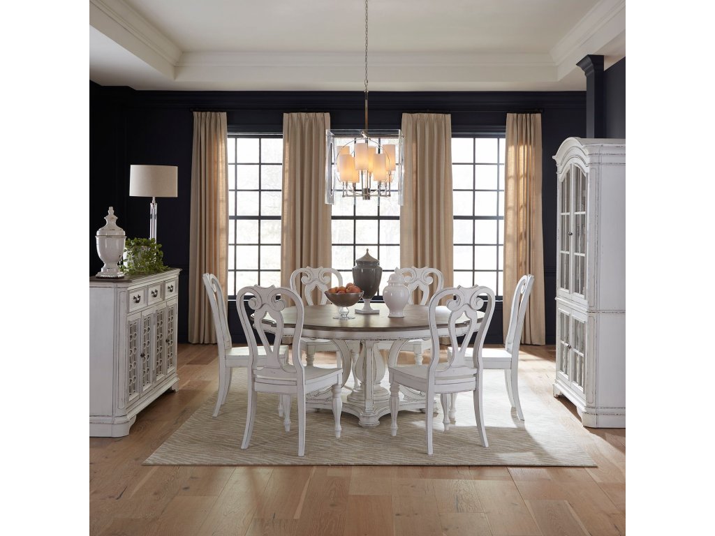 Opt 7 Piece Round Ped Table Set - main image