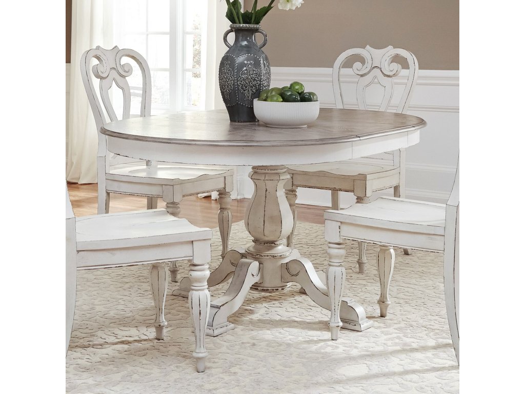 5 Piece Pedestal Table Set - image 7
