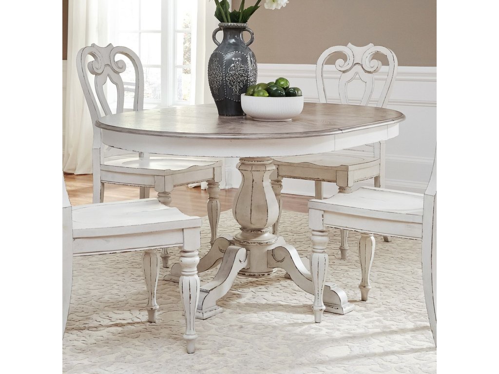 5 Piece Pedestal Table Set - image 6