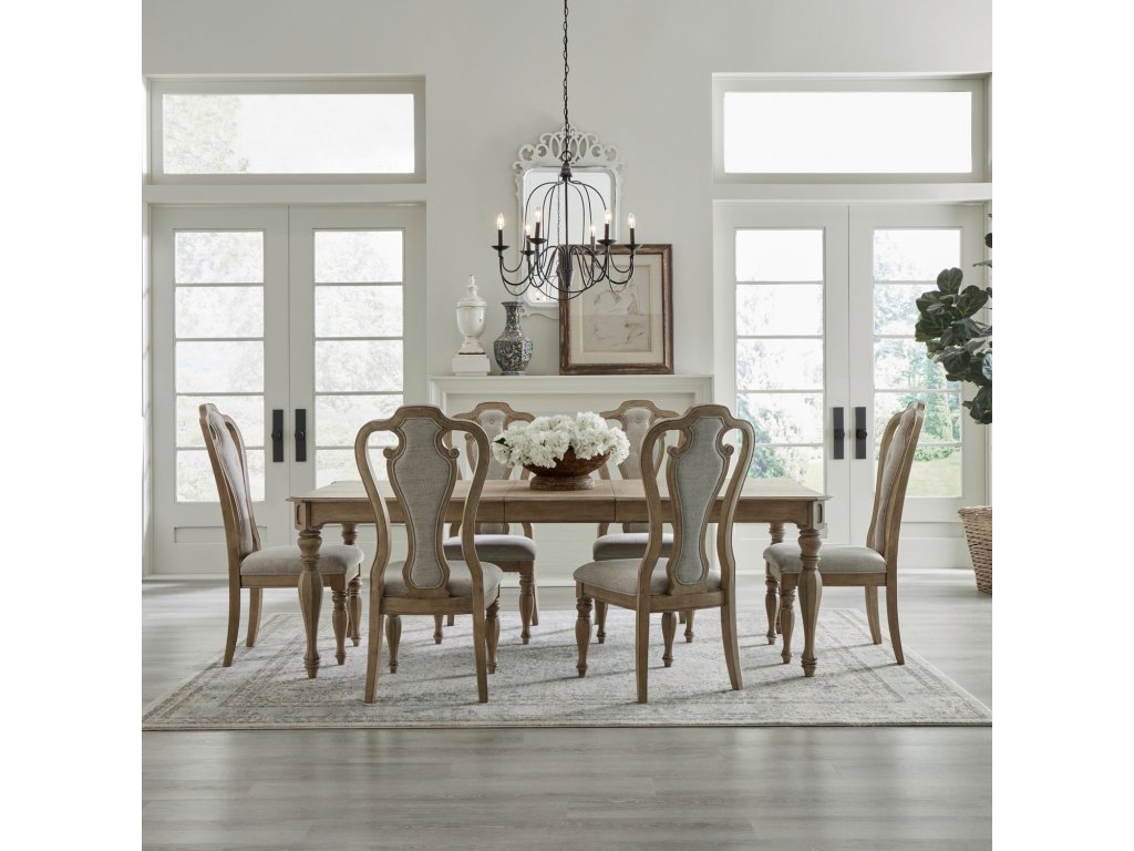 7 Piece Rectangular Table Set - main image