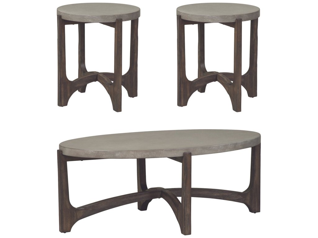 3 Piece Set (1-Cocktail 2-End Tables) - image 1