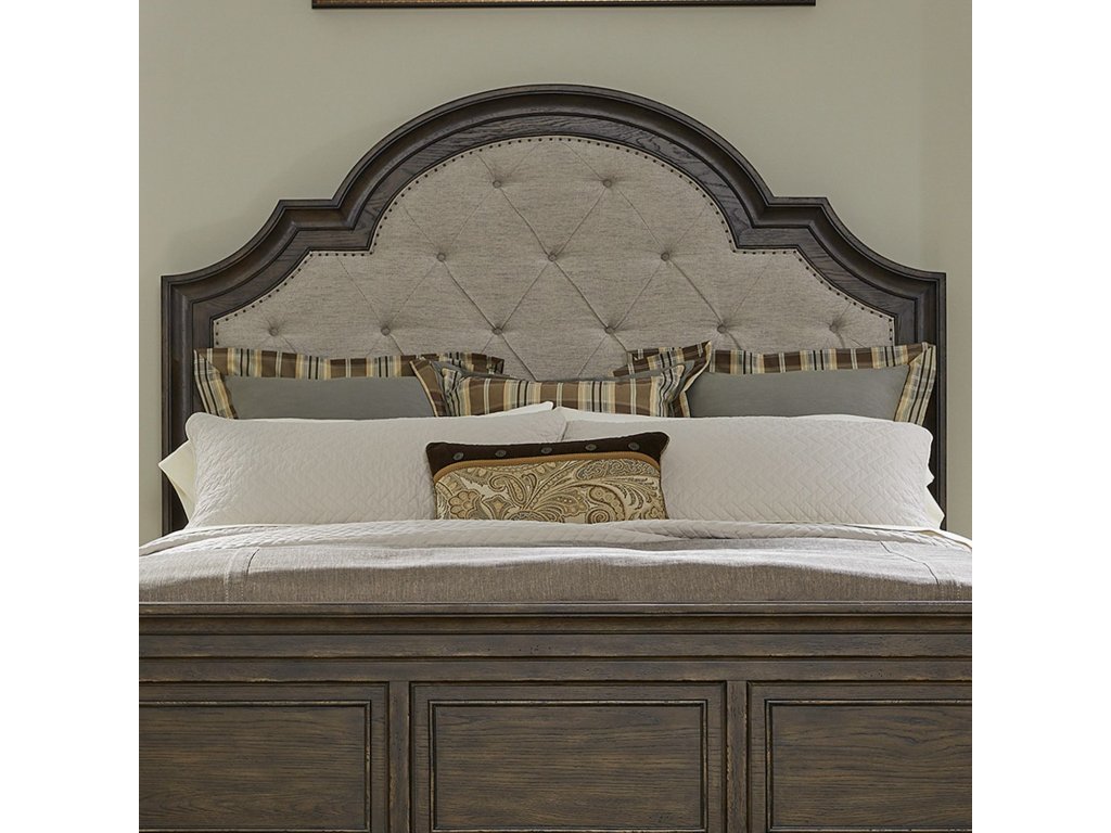 Queen Uph Arched Panel Headboard - main image