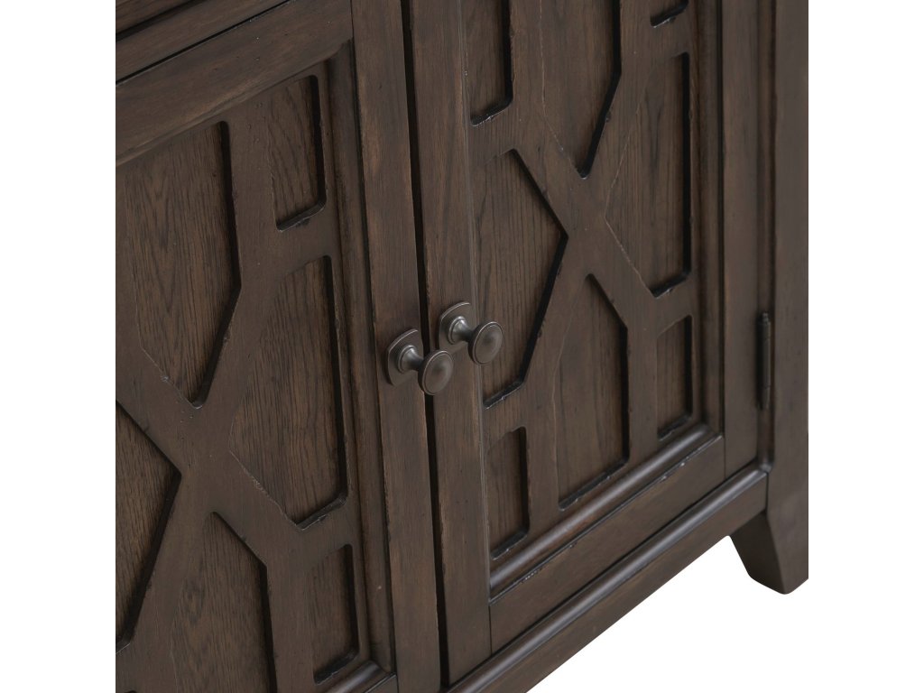 2 Door Bedside Chest w/ Charging Station - image 11