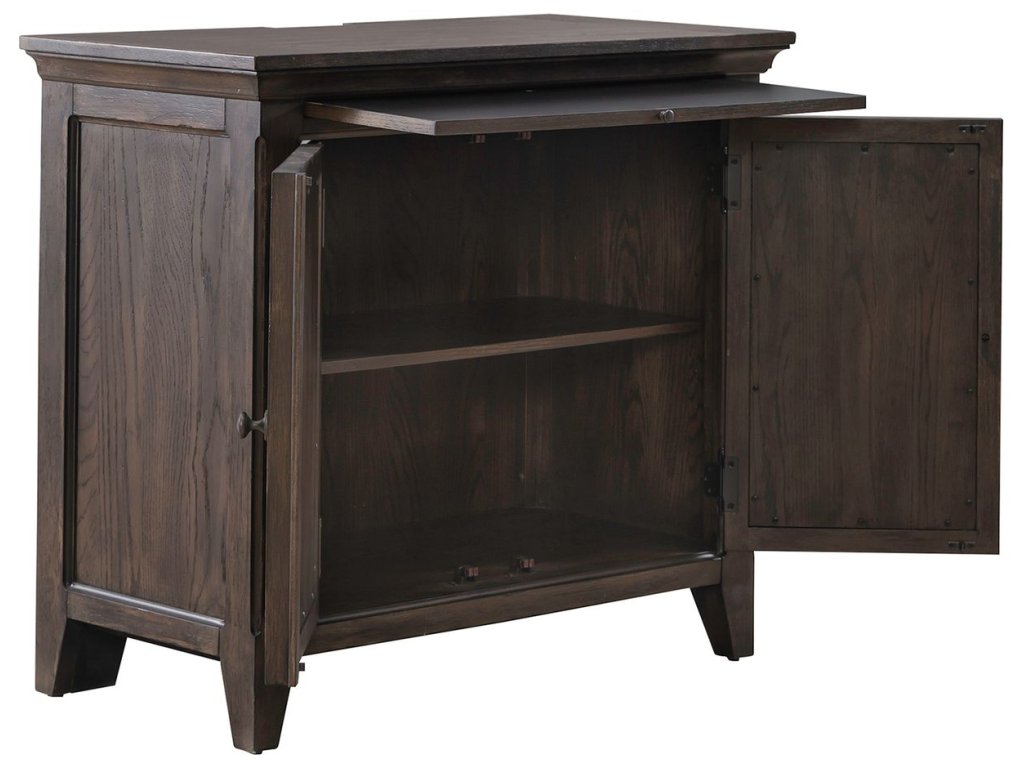 2 Door Bedside Chest w/ Charging Station - image 6
