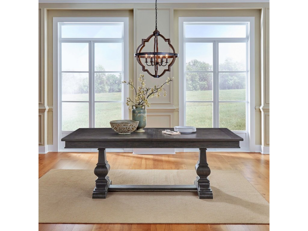 Trestle Table Set - image 1