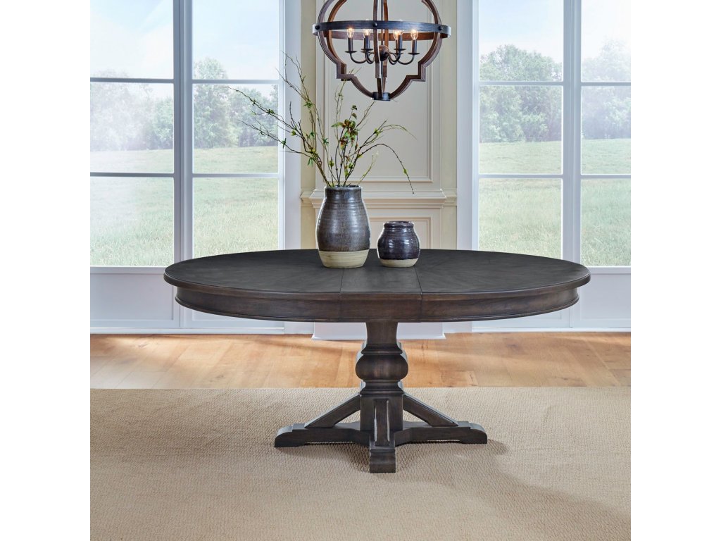 5 Piece Pedestal Table Set - image 3