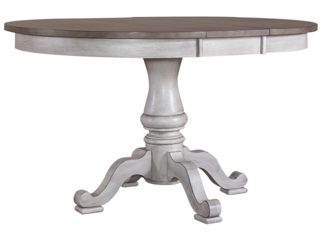 5 Piece Pedestal Table Set - image 1