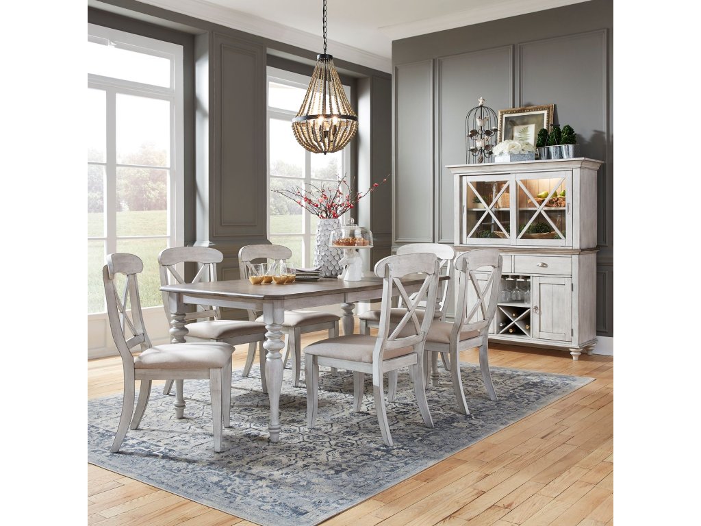 7 Piece Rectangular Table Set - main image