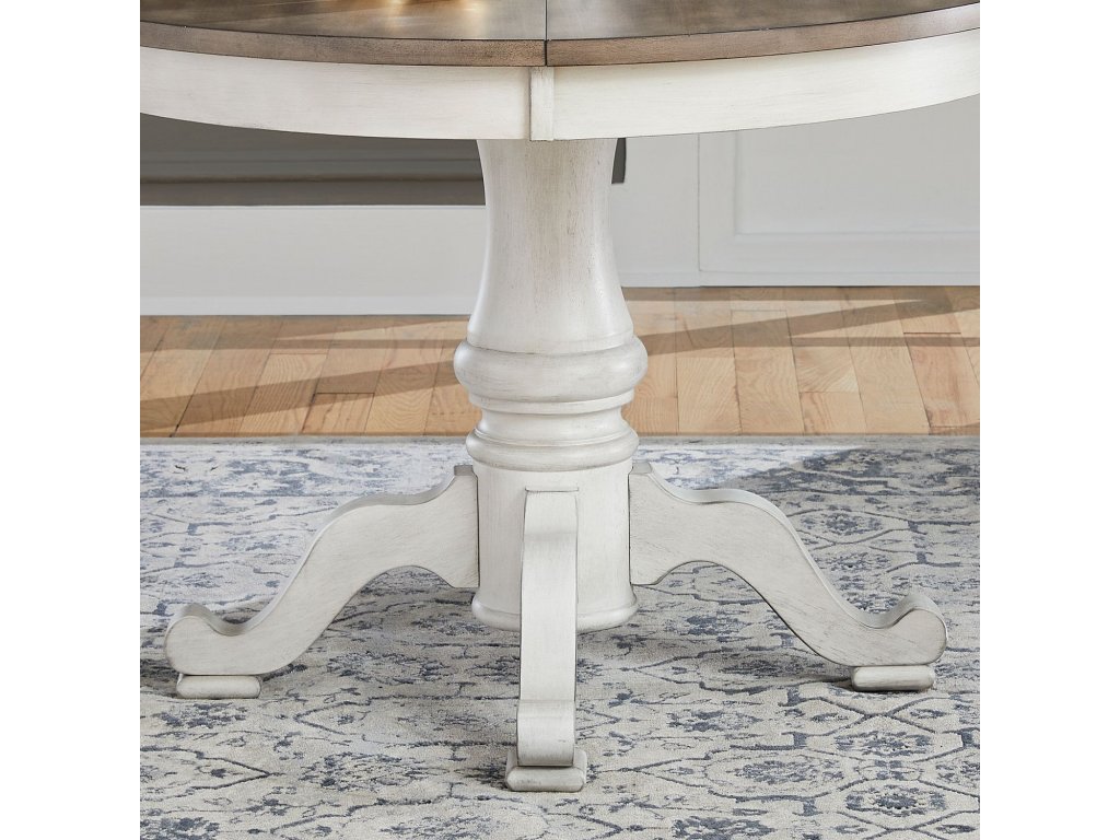5 Piece Pedestal Table Set - image 4