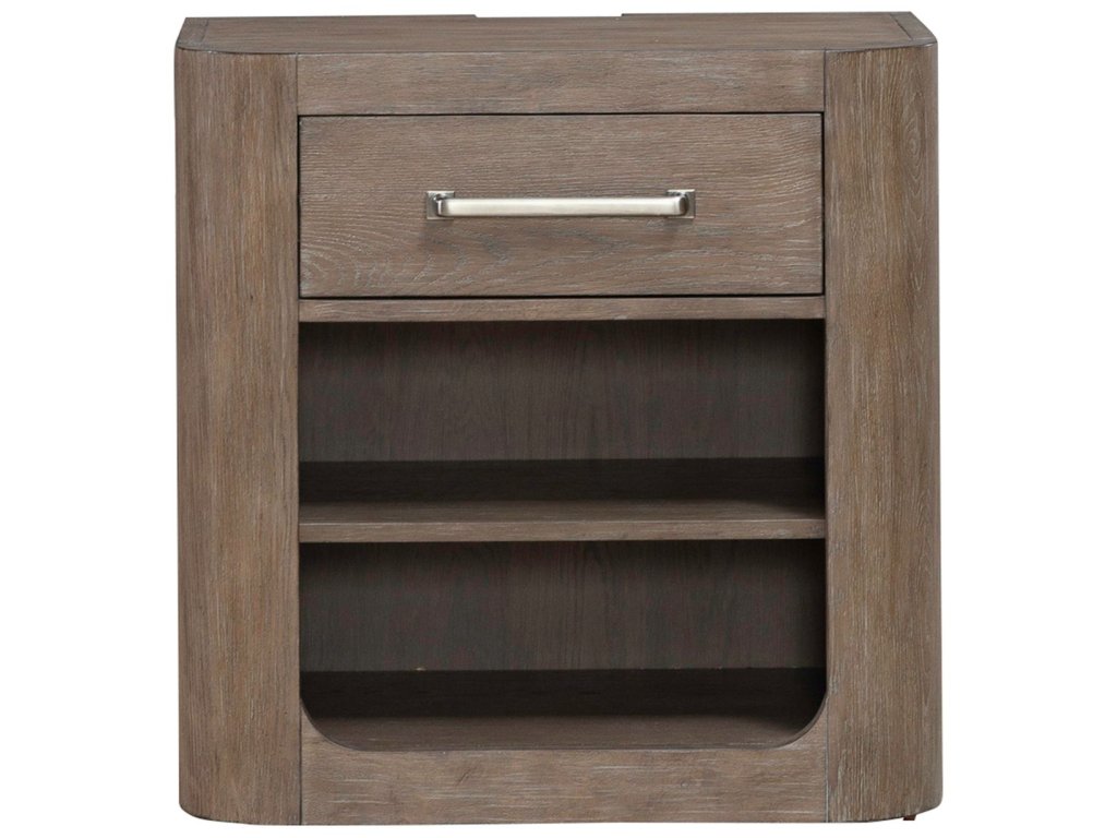 Open Nightstand w/ Charging Station - image 2
