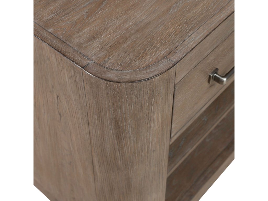 Open Nightstand w/ Charging Station - image 7