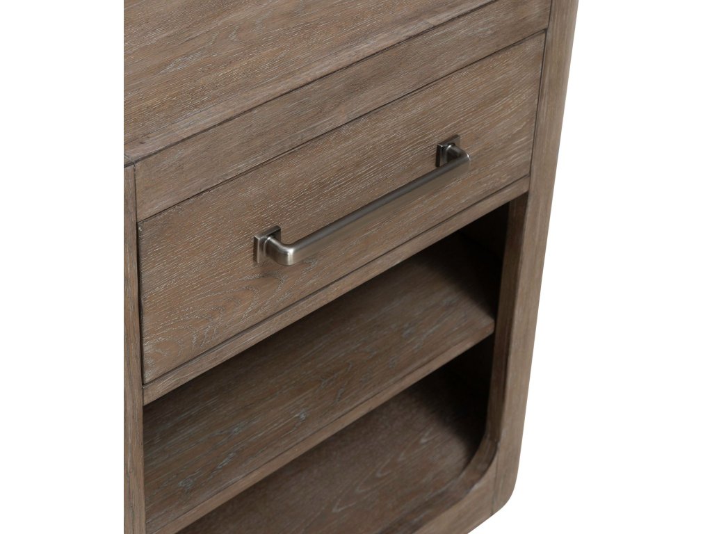 Open Nightstand w/ Charging Station - image 8