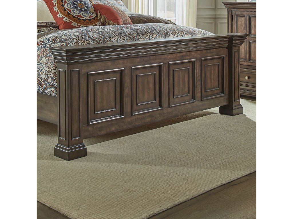 King Panel Bed, Dresser & Mirror - image 4