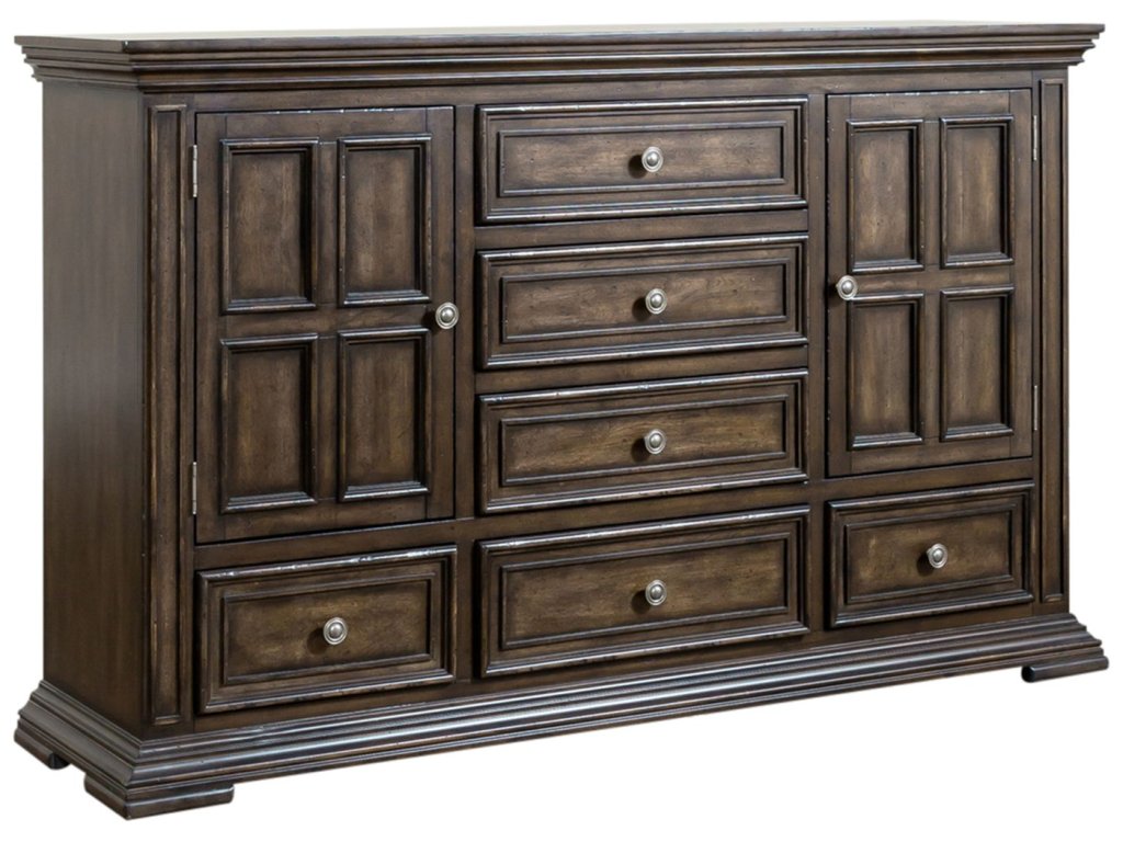 2 Door 6 Drawer Dresser - main image