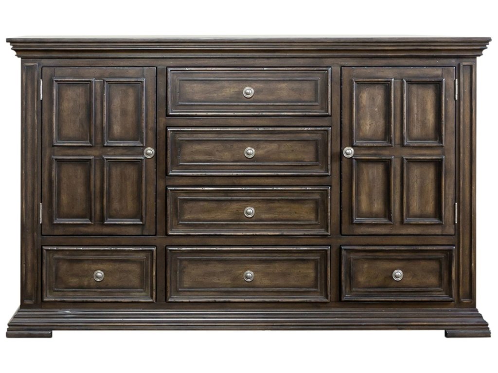 2 Door 6 Drawer Dresser - image 2