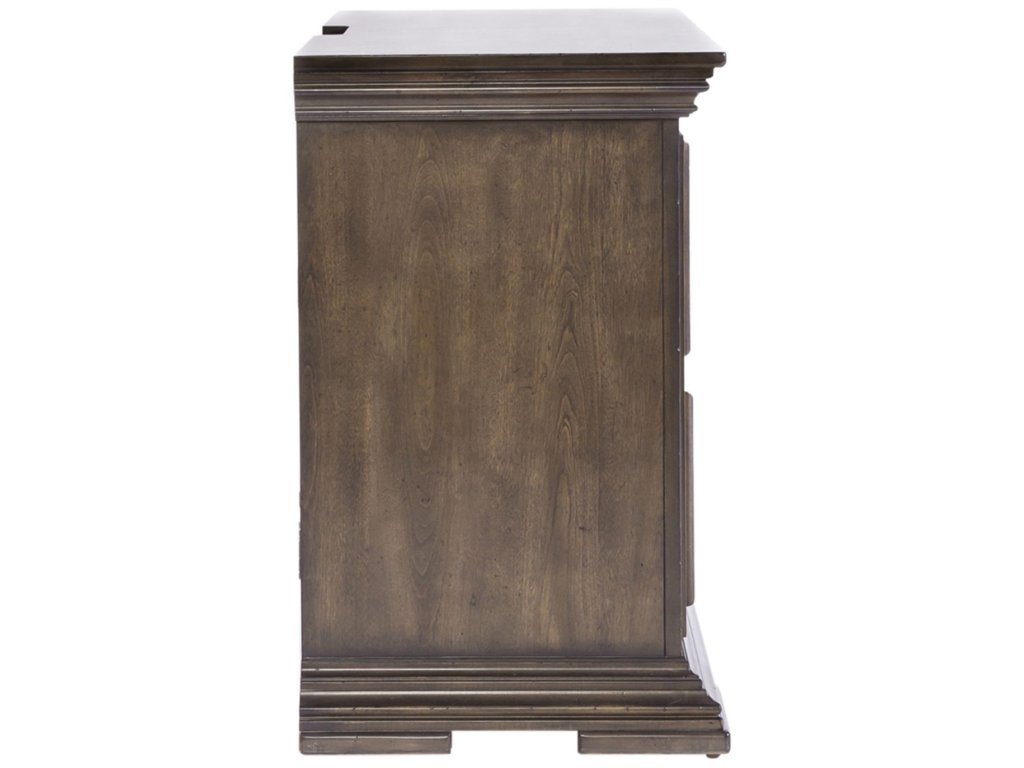 2 Drawer Night Stand w/ Charging Station - image 3