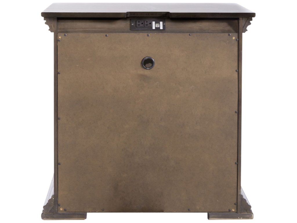 2 Drawer Night Stand w/ Charging Station - image 4