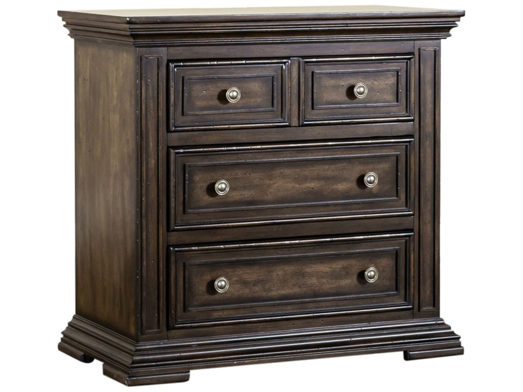 Bedside Chest w/ Charging Station - image 1
