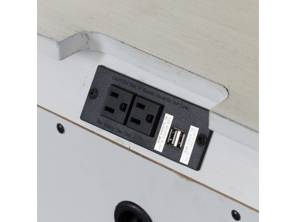 2 Drawer Night Stand w/ Charging Station - image 6